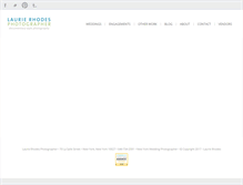 Tablet Screenshot of laurierhodes.com